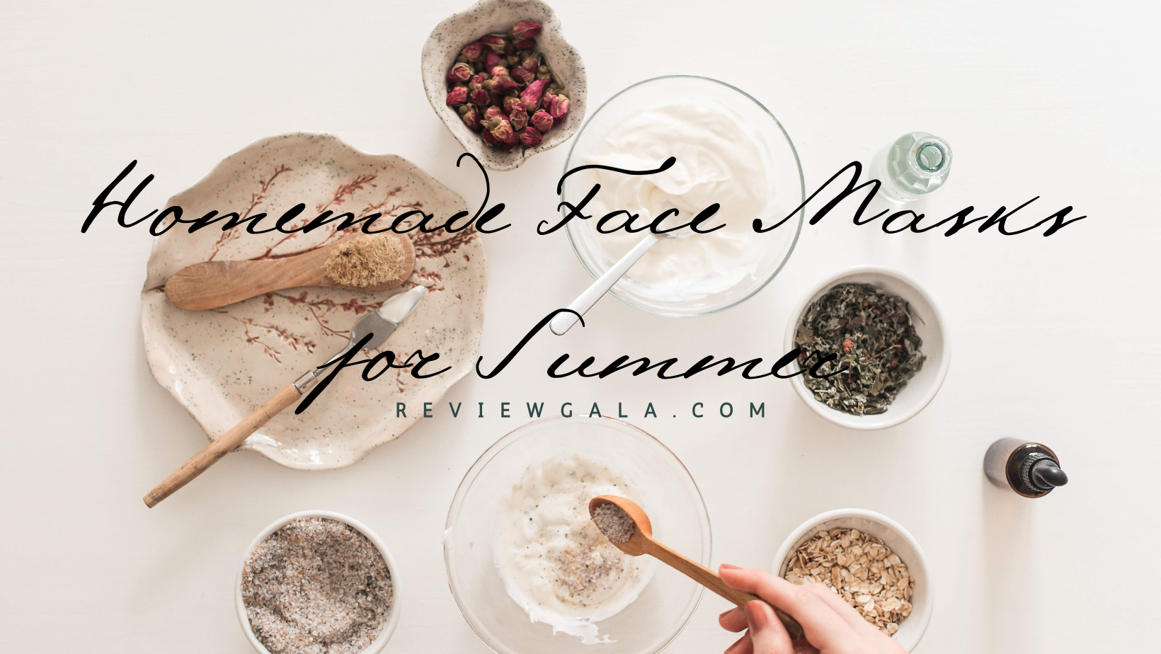 Homemade Summer Face Masks