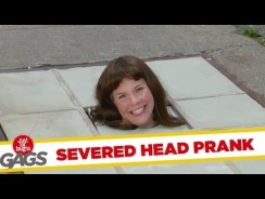 Screaming Severed Head Prank – Funny Videos