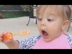 Funny Babies Blowing Bubbles For The First Time – Funny Baby Video